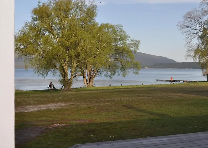 Lakeside With Jetty At Tarawera Rotorua